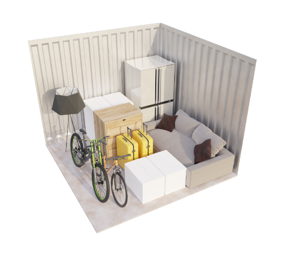 100 square foot storage unit