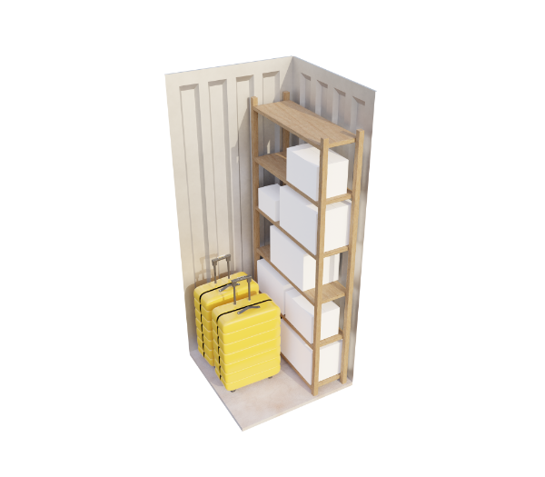10 square foot storage unit