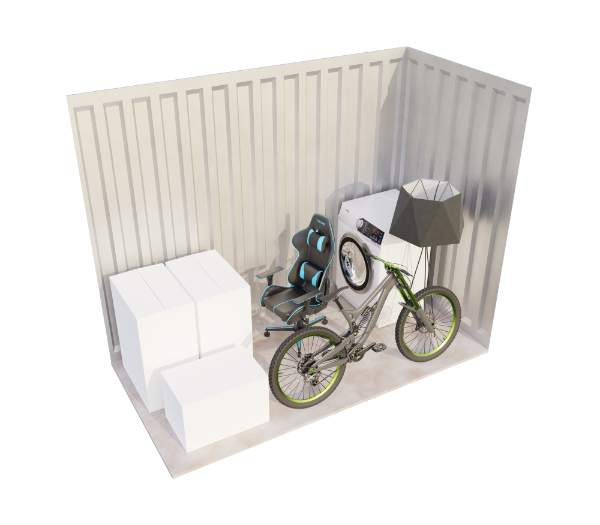 50 square foot storage unit